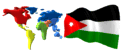 Bandera Jordania