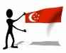 Bandera Singapur