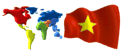 Bandera Vietnam