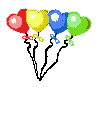 Gif de globos de colores