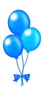 Gif de globos azules