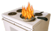 Gif de cocina encendida