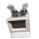 cocina ardiendo animada