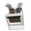 cocina ardiendo animada