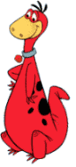 Imagen animada de picapiedra
