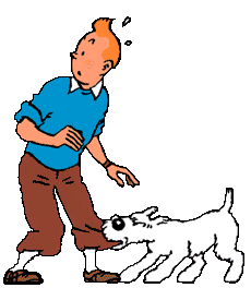 Imagene animada de Tintin