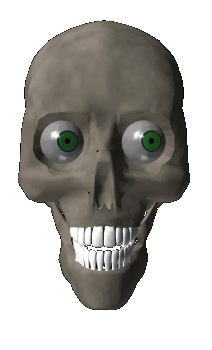 Gif de craneo humano