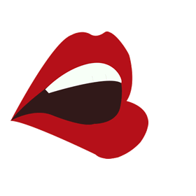 Gif de pintando labios