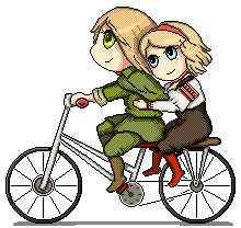 chicos en bici