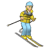 gif de esqui