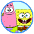 Gif bob esponja y patricio