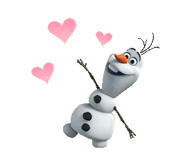 gif de olaf frozen