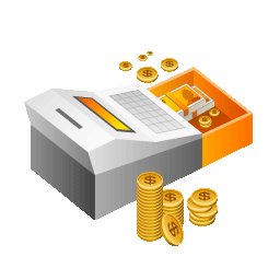 Gif de caja de tienda