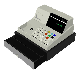 Gif de caja registradora