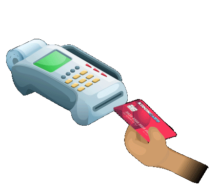 Gif de tarjeta en terminal