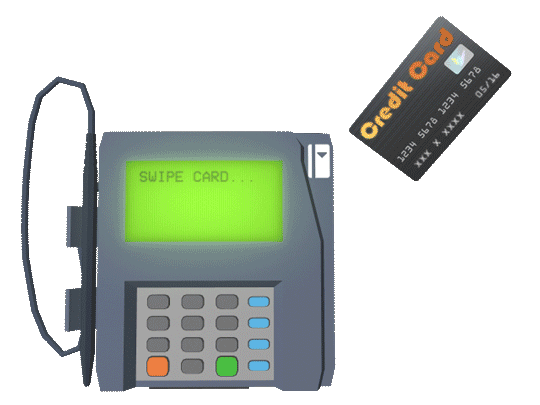 Gif de terminal de pago