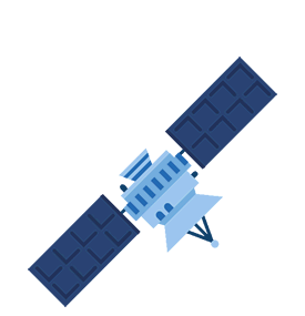 Gif de satelite artificial
