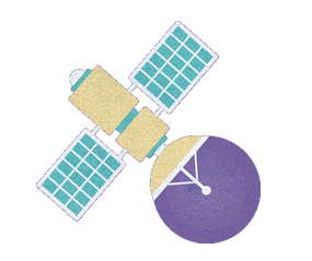 Gif de satelite artificial