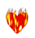 Gif de corazon de fuego