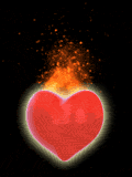 Gif de corazon de fuego