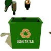 Gif de contenedor botellas