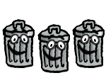 Gif de Cubo de la basura