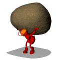 Gif de hormiga cargando
