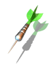 Gif dardo verde