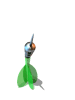 Gif dardo animado verde