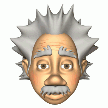 Gif de cara einstein