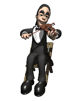 Gif de hombre al violin