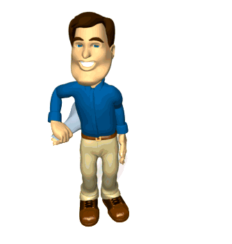 Gif de hombre con flores