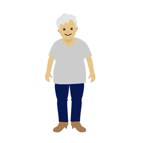 Gif de anciana moderna