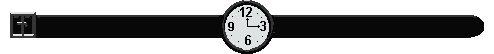 Reloj de Pulsera negro