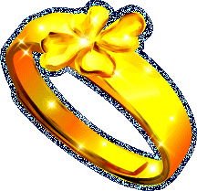 anillo con brillos