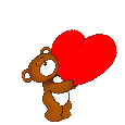 Gif de oso corazon