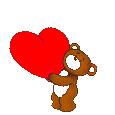 oso corazon
