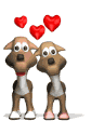 Perritos enamorados