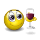 Emoticone con Vino