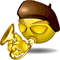 Emoticon 3D Musico