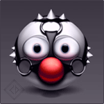 Smiley Metalizado