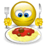 Emoticon  Plato de Comida